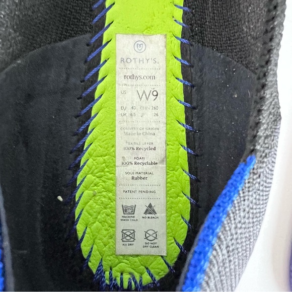 Rothy's Womens The Point in Black Solid - Picture 6 of 7